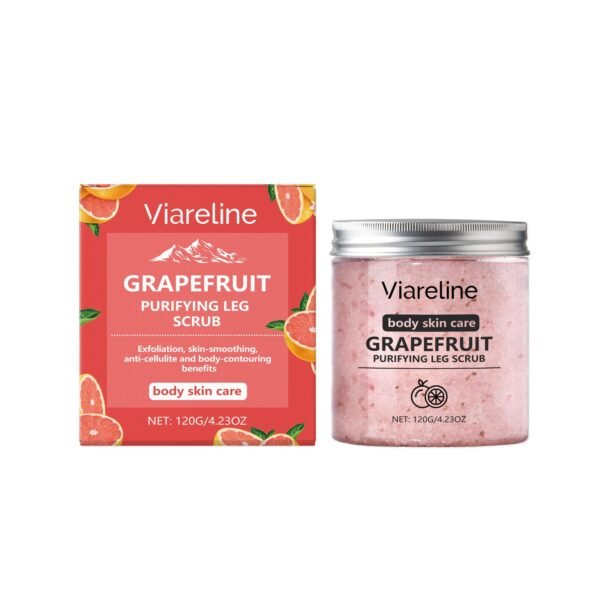 Viareline Grapefruit-Scented Sea Salt Body Scrub