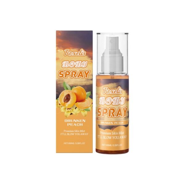 Roxelis Peach Champagne Body Fragrance Spray